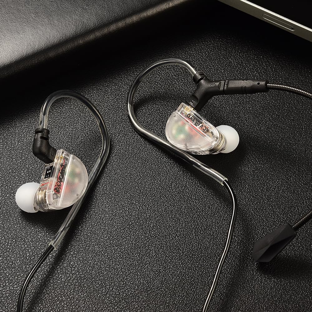 Linsoul CVJ Hato Esports Gaming Cable with Adjustable HD Microphone, Rapid Transmission Detachable Gaming Earphones Iems Cable Replacement for Konoka (With Mic, 3.5Mm) image number 6