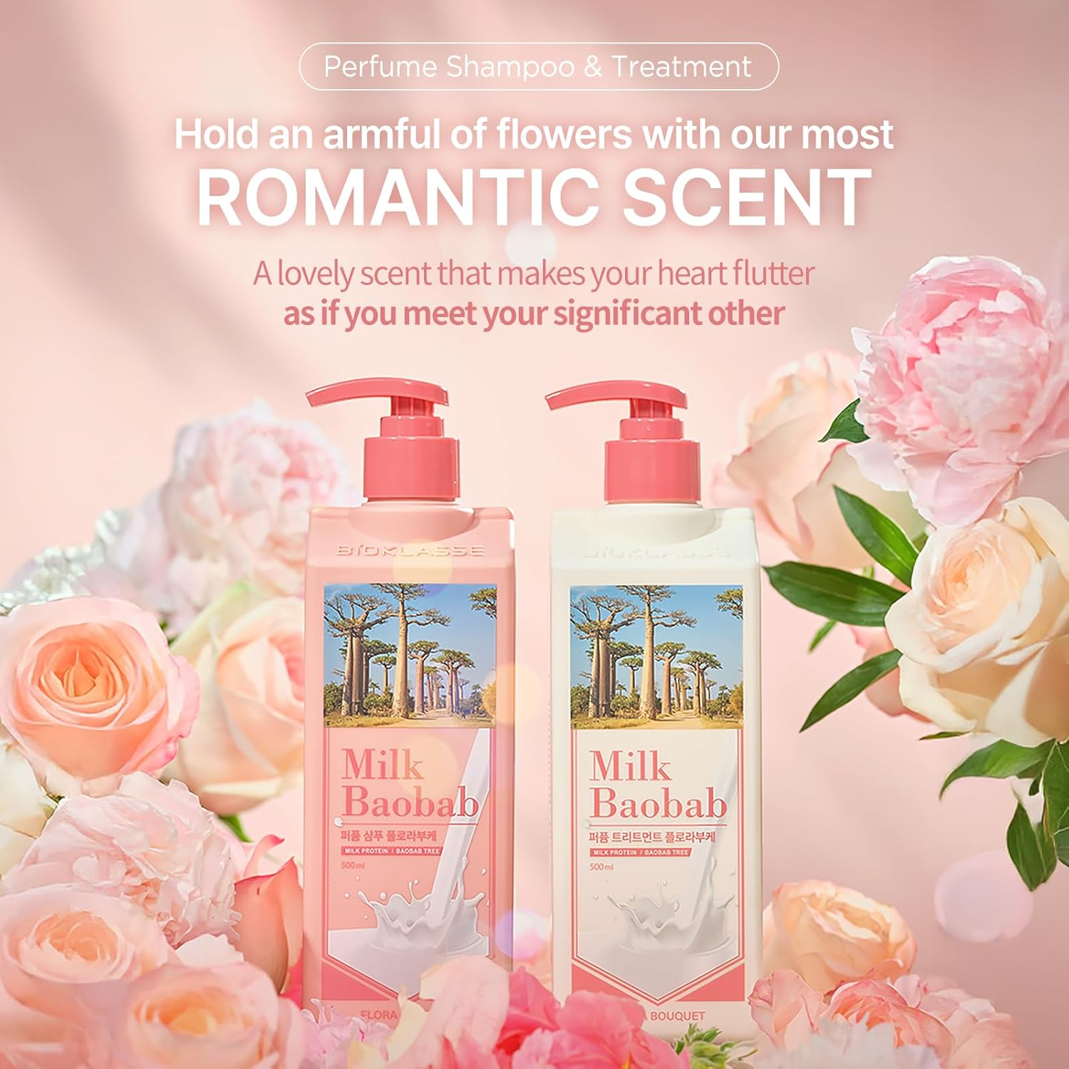 Milk Baobab Official Perfume Shampoo (Flora Bouquet Scent - 16.90 Fl Oz)