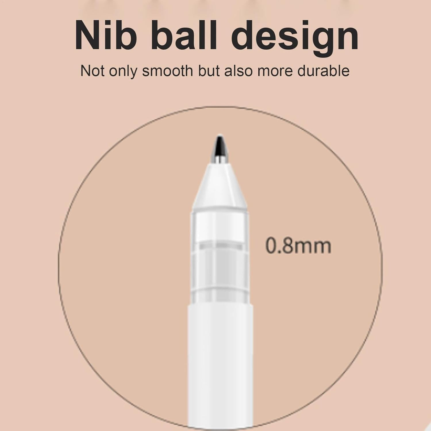 10Pcs White Art Paint Pens, 0.8Mm Fine Point Tip White Gel Pens, Highlight Graffiti Hook Pen, Marker Pen Water Based Fine White Paint Marker Fine Point Tip White Paint for Artists, Beginner Painters