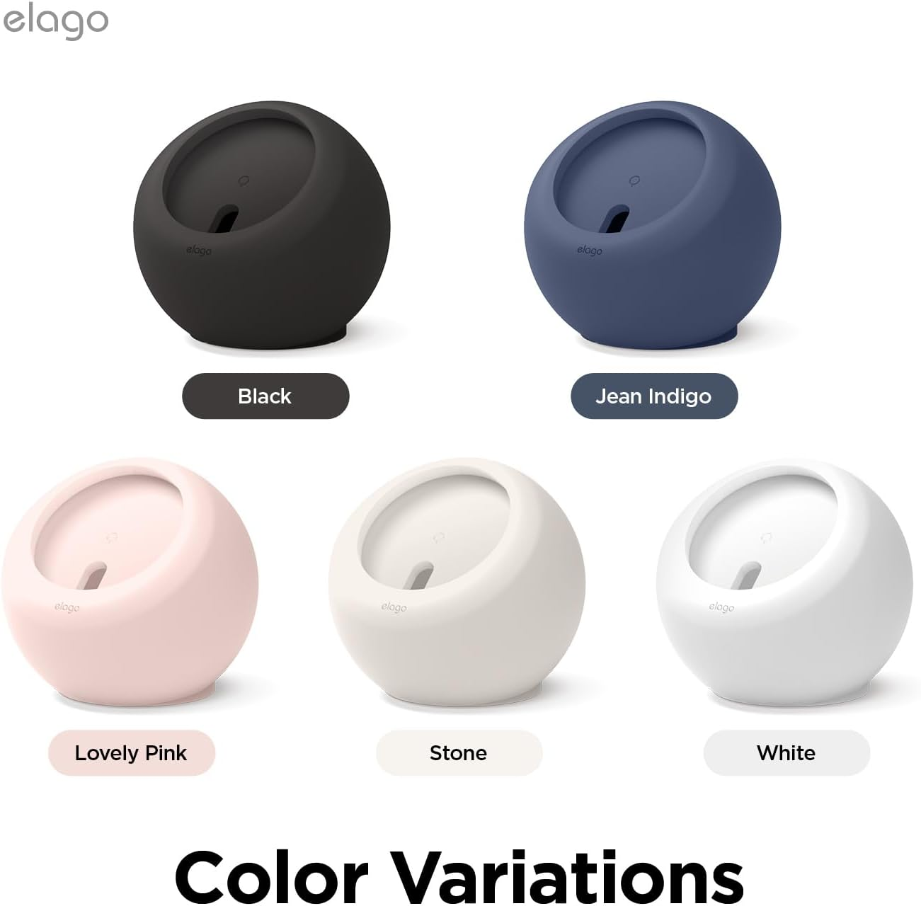 Elago MS2 Charging Stand Compatible with Magsafe Charger - Premium Silicone Stand Compatible with Iphone 17/16/15/14/13/12 Series [Charger Not Included] (Stone) - Sand Pink image number 3