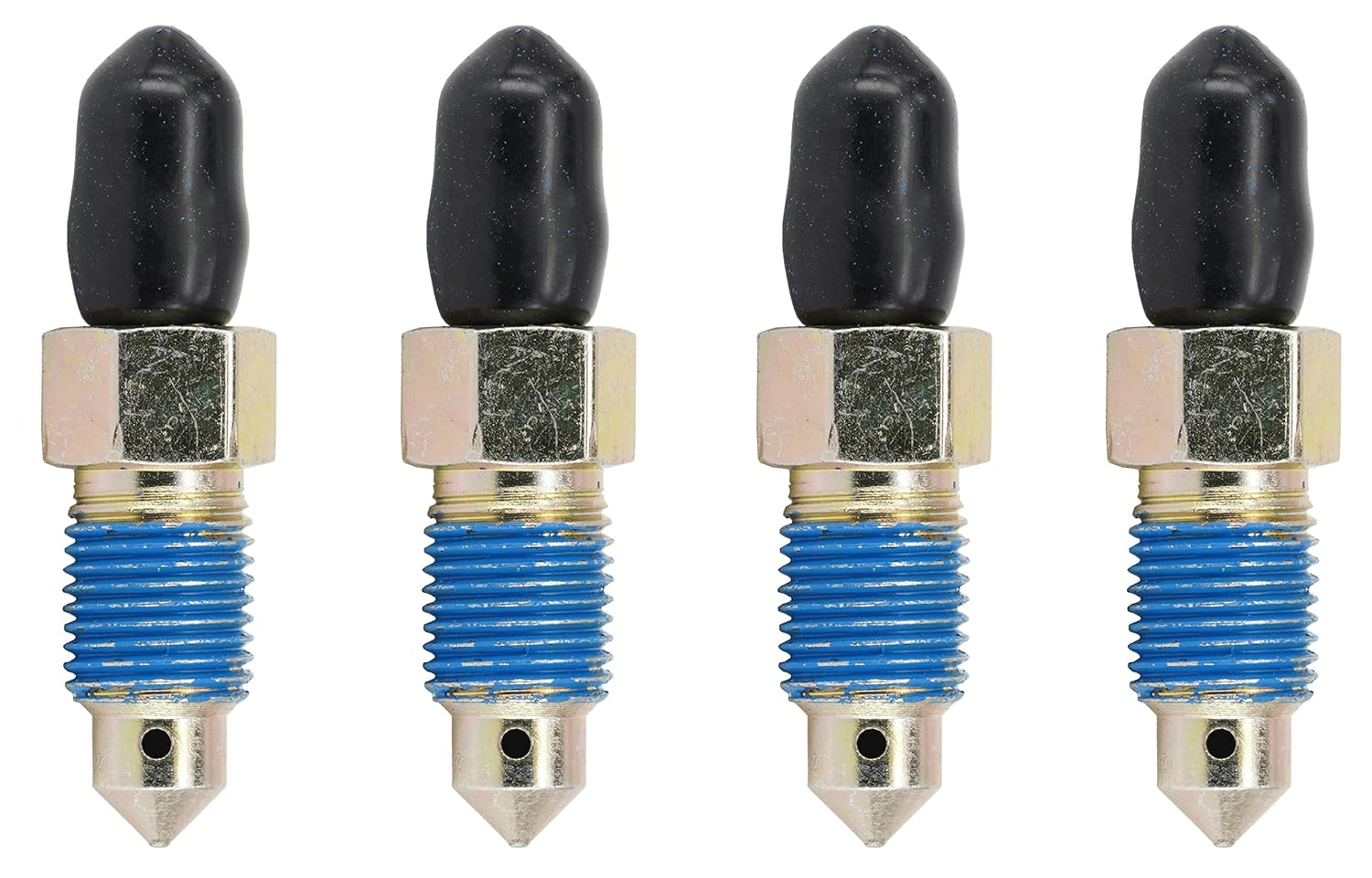 Dsnaduo 4-Piece Speed Bleeder Kit with Dust Caps - M10X1.0-35.4Mm, H9410-4, 107392, 639560 image number 4