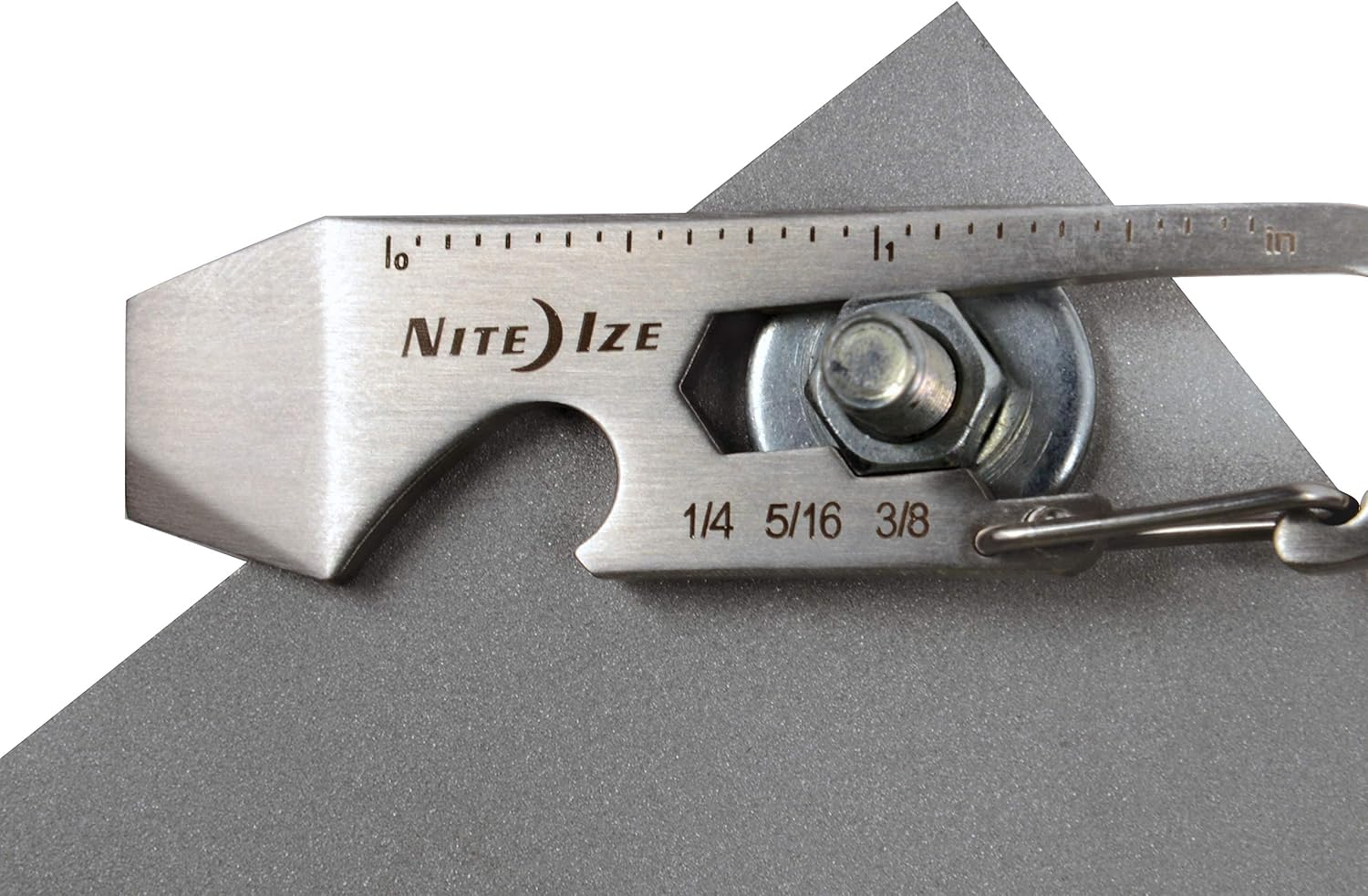 Nite Ize Doohickey Key Tool Keychain Multi-Tool, Stainless, 1-Pack, One Size, KMT-11-R3 image number 2