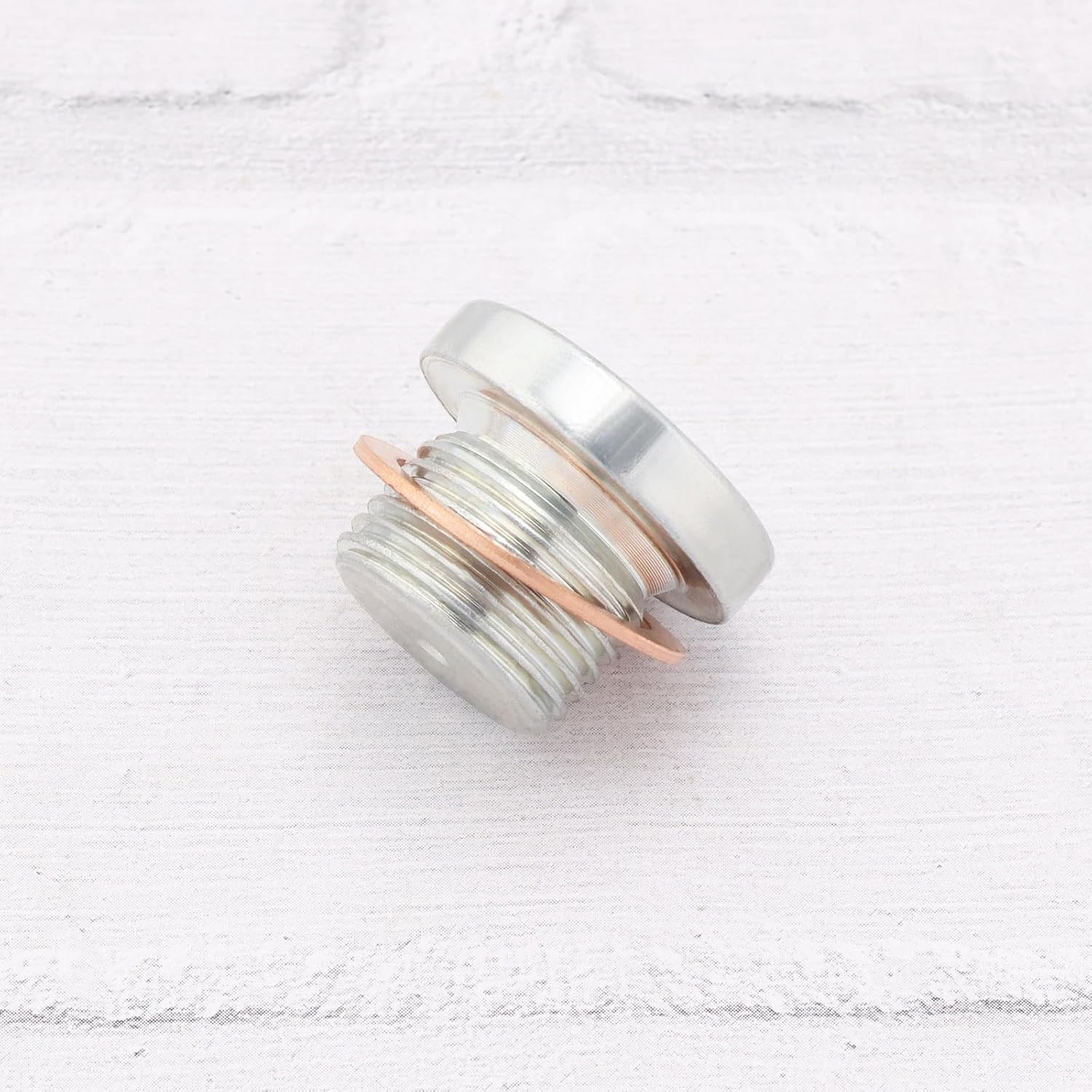 2Pcs M18X1.5Mm Hexagonal Oxygen Sensor Screw Plug with Copper Washer Suitable for Replacing the Reducing Pipe Drainage Pipe of Oxygen Sensors in Automobiles image number 4