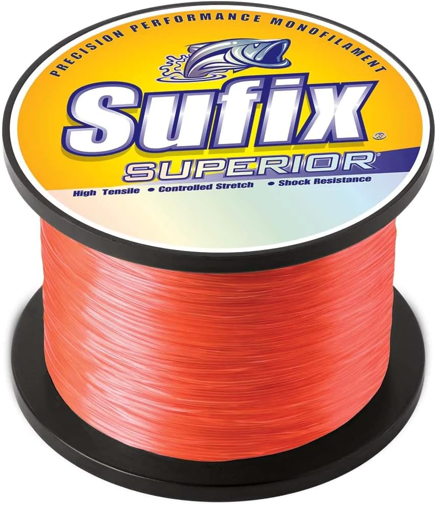 Sufix 636-115 Superior 15 Lb Neon Fire - 840 Yds