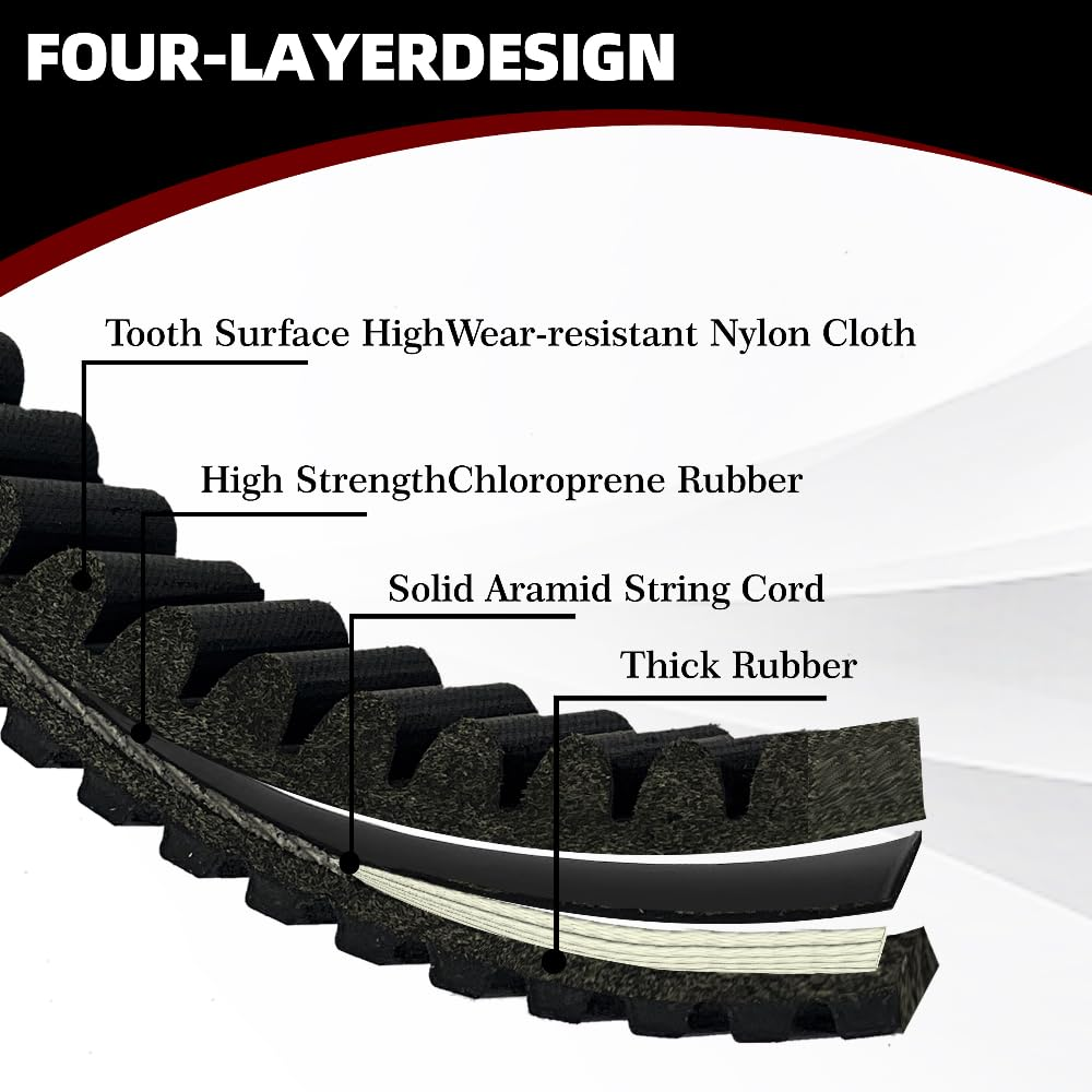 Clutch Drive Belt Fits for CF Moto Cforce 400 2 up LX 500 Camo EPS Repl.#40G3569 XTX2262 0180055000 01800550000001 01800550000004 image number 2