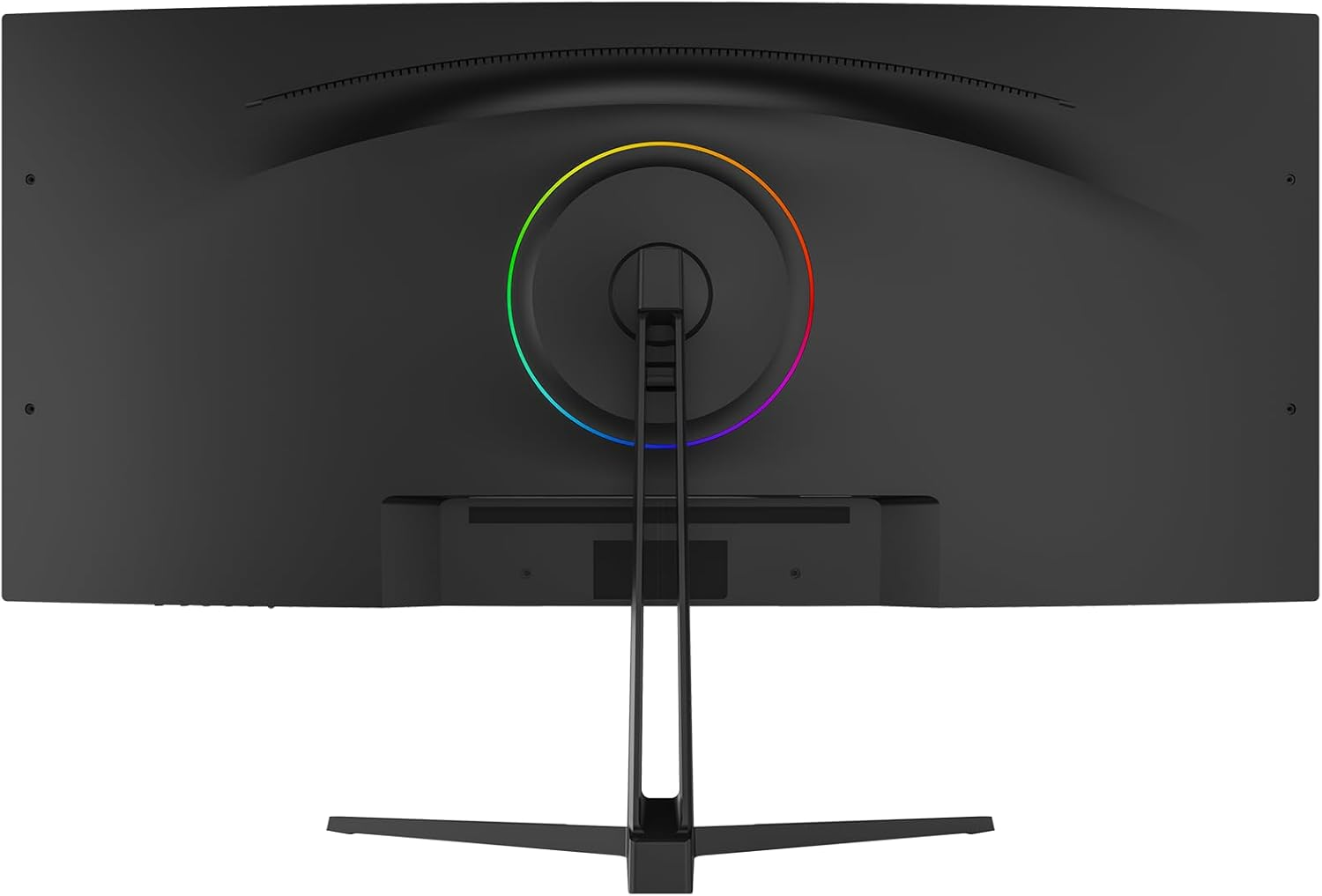 CRUA 34" Curved Gaming Monitor, WQHD(3440&times;1440), DCI-P3 98%, 1900R IPS Panel, 120Hz, 1Ms, HDR, Ambient Light, Gaming LED Light, Desk-Mounted(Hdmi 2.0/DP 1.4)- Black image number 5