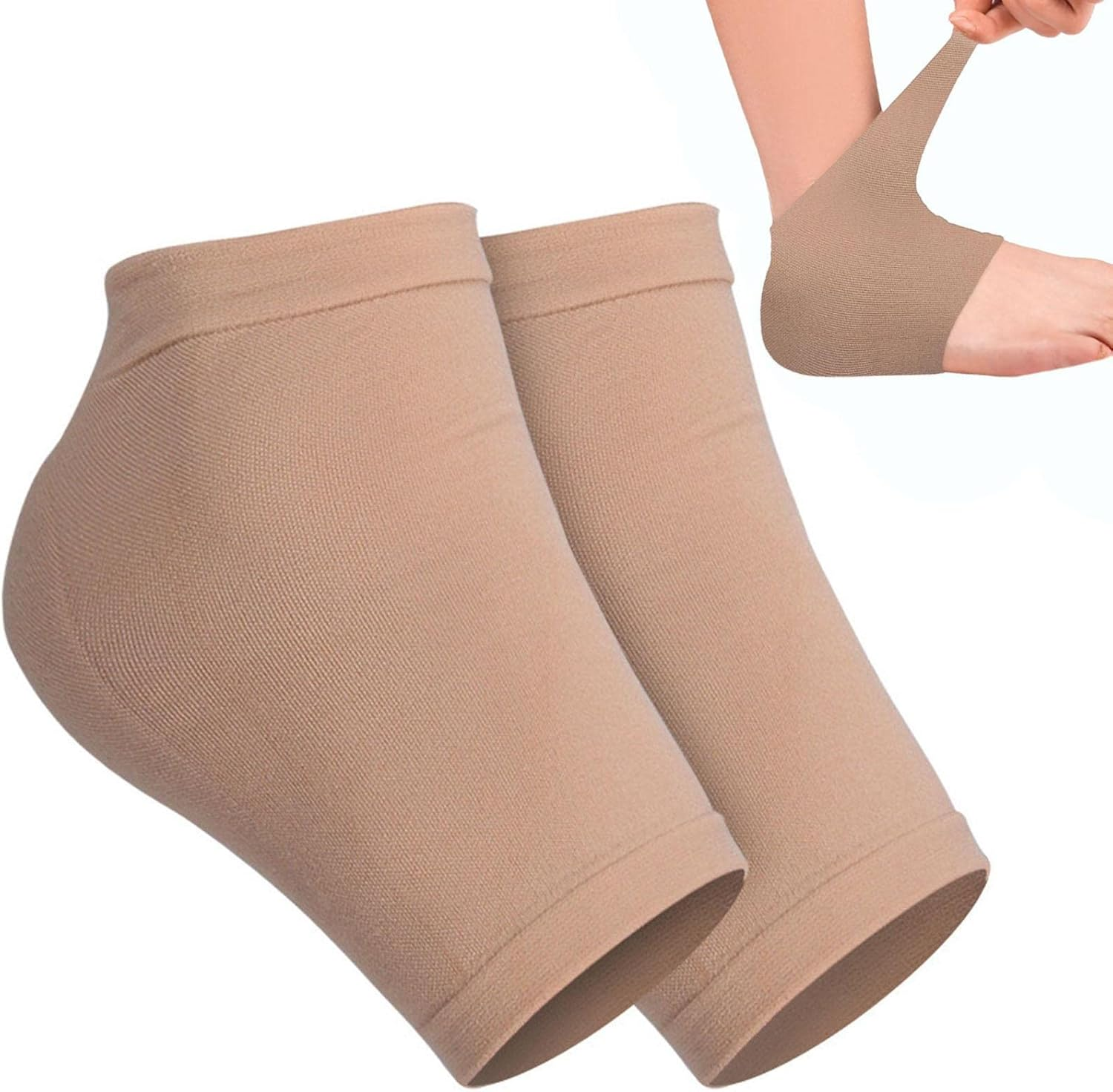 Heel Socks for Dry Cracked Feet, Moisturizing Toeless Sock for Foot Care, Gel Heel Socks for Dry Cracked Feet, Gel Heel Repair Socks for Cracked Heels, Moisture Socks for Dry Feet Puchen