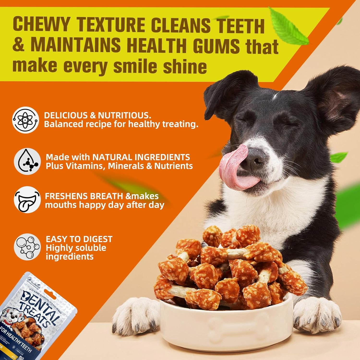 Dog Treats Chicken 100G - All Natural & Dried Snacks - Grain Free Long Lasting Chews Dogs - Best Sticks for Training & Healthy Teeth image number 4