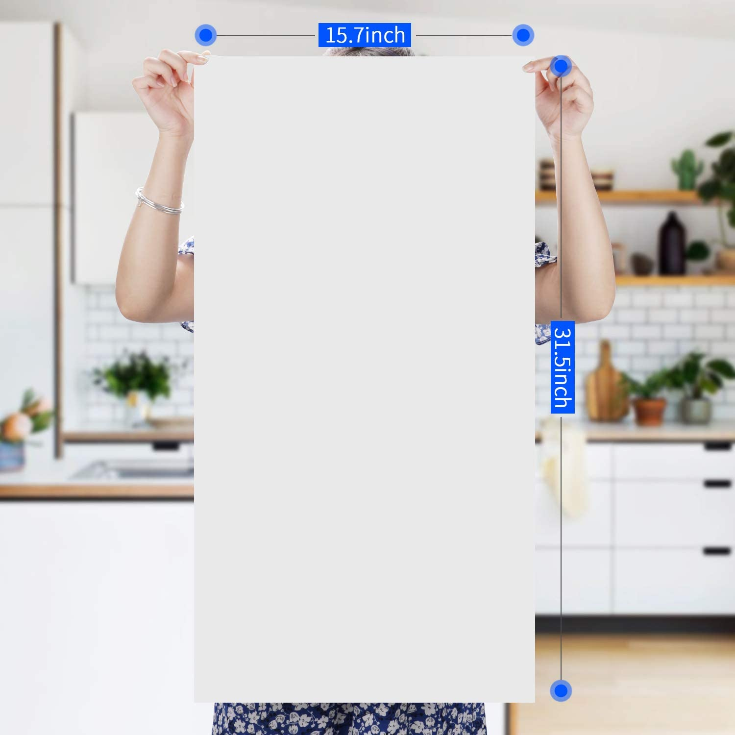 LONGFITE Extra Large Table Desk Mat Thick Silicone Place Mats Non Skid and Heatproof for Pastry Dough Rolling, Kids Craft Counter Top Protector (31.5 X15.7 Inch(80X40Cm)) image number 1