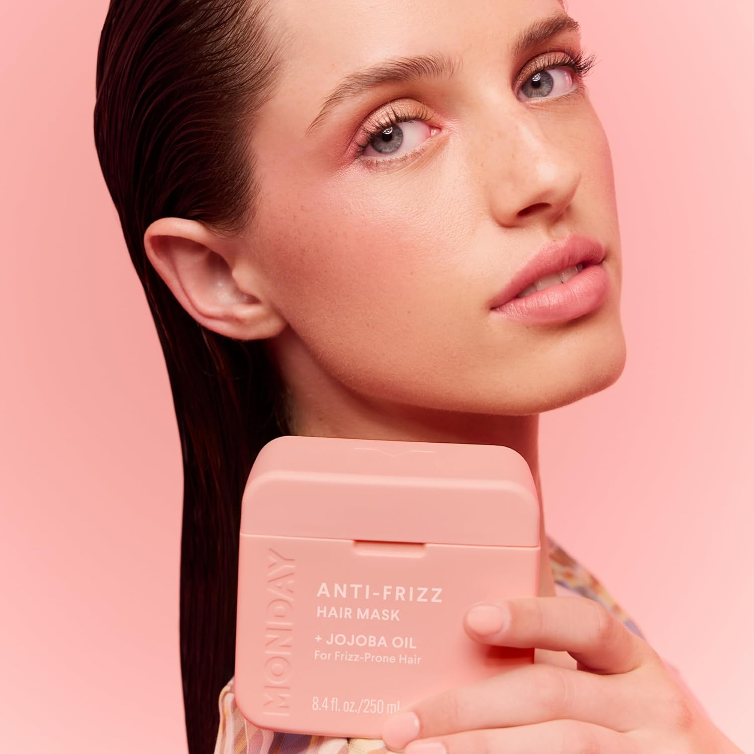 MONDAY HAIRCARE Anti-Frizz Hair Mask 250Ml &ndash; Treatment for Coarse and Frizz-Prone Hair with Softening Ingredients Jojoba Oil, Shea Butter and Coconut Oil image number 3