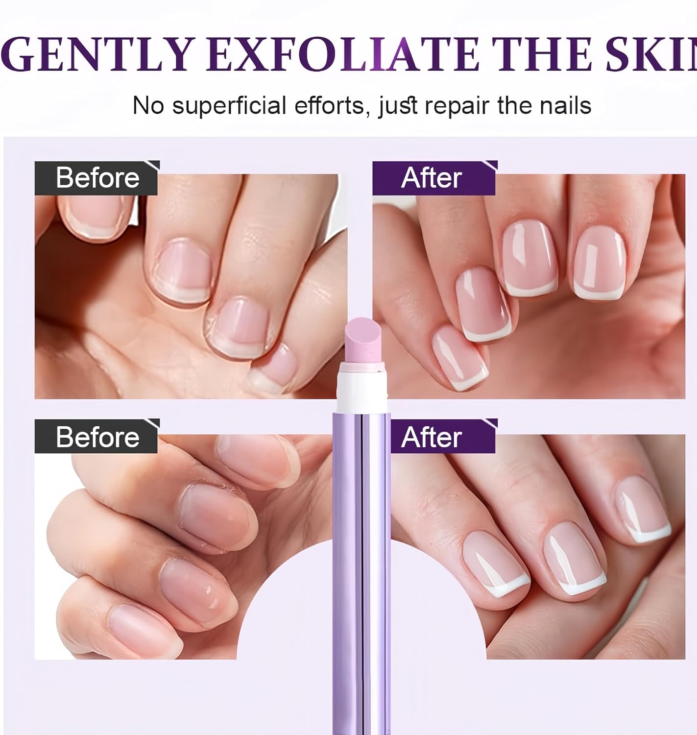 3-In-1 Nail Care Pen Tools Manicure Kit Nail Tech Supplies Cuticle Oil Pen for Dry Damaged Nails Moisturize Strengthen Brighten Nails Care image number 6