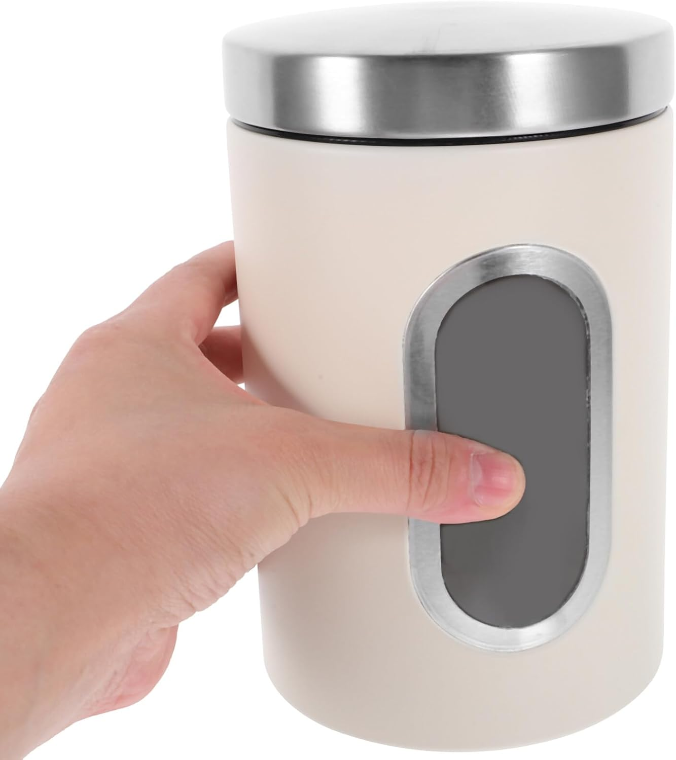 HOLIDYOYO Food Storage Canister Set 3 Pcs Airtight Tea Canisters for Loose Tea Coffee Portable Metal Home Kitchen Storage Tea Canister image number 2