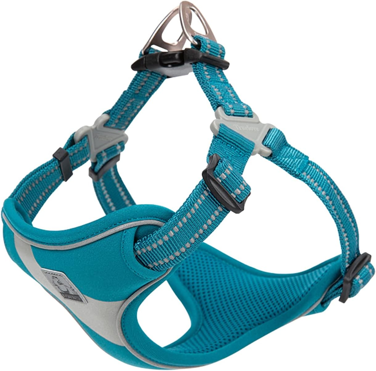 TRUE LOVE Dog Harness TLH5991 anti Pull Safety Vest Step-In Style Harness for More Comfort and Less Tug Reflective Pet Harness by Truelove Blue