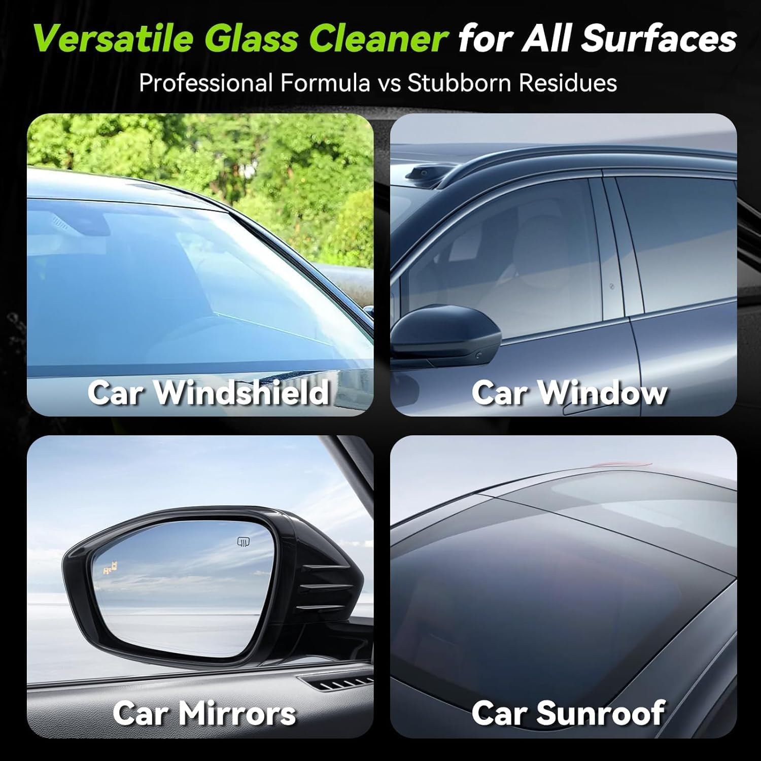 Automotive Oil Film Cleaning Brush for Car Windows, Clear Vision Glass Cleaner, Windshield Cleaner, Anti-Rain Fog Cleaning Glass Brush, Improves Clarity（2Pack） image number 4