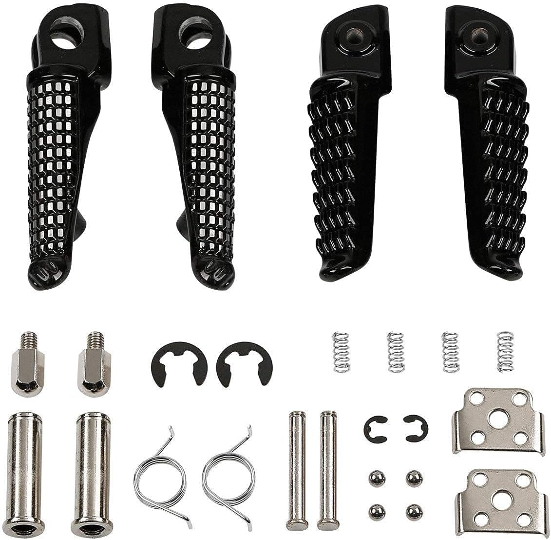Kawasaki Motorcycle Footpeg Front Foot Pegs Footrest for Kawasaki Ninja ZX-10R ZX-14 ZX6R ZX9R ZX12R ZX636 EX650 650R KLE650 Z1000SX ZZR1200 GTR1400 ZZR1400