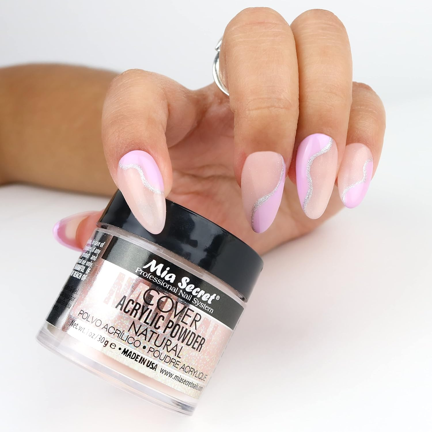 Mia Secret Acrylic Powder Cover Natural 1 Oz. image number 3