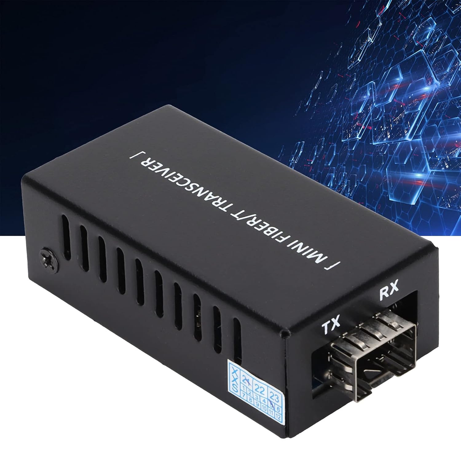 Gigabit Fiber Media Converter, Ethernet Media Converter Twisted Pair RJ45 10/100 / 1000M Base-T/Sx/Lx SC3KM A/B Single‑Mode SC/ST/LC image number 3