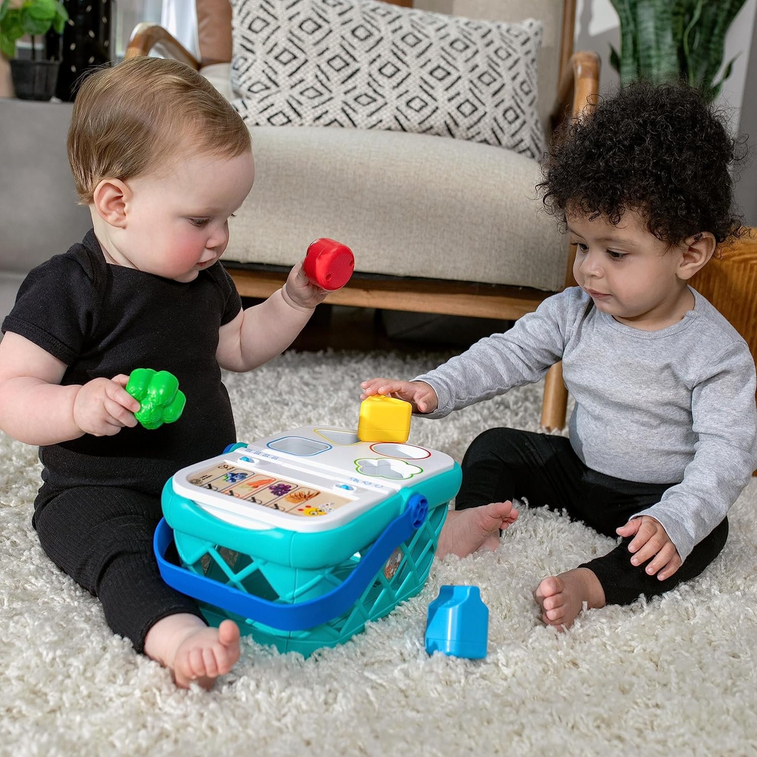Baby Einstein + Hape Magic Touch Pretend to Shop Toy, with Real Sounds and Music, Ages 9 Months and Up image number 3