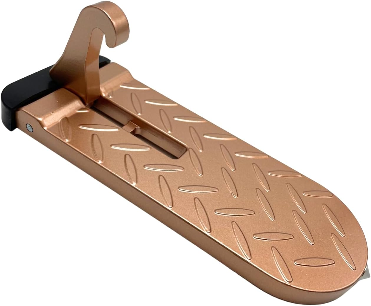 Swpato Car Door Step with Glass Breaker Safety Hammer & Roof Rack Access,Foldable Roof Rack Door Step - Fits Most Car, SUV and Truck, Max Load 400 Lbs(Long)