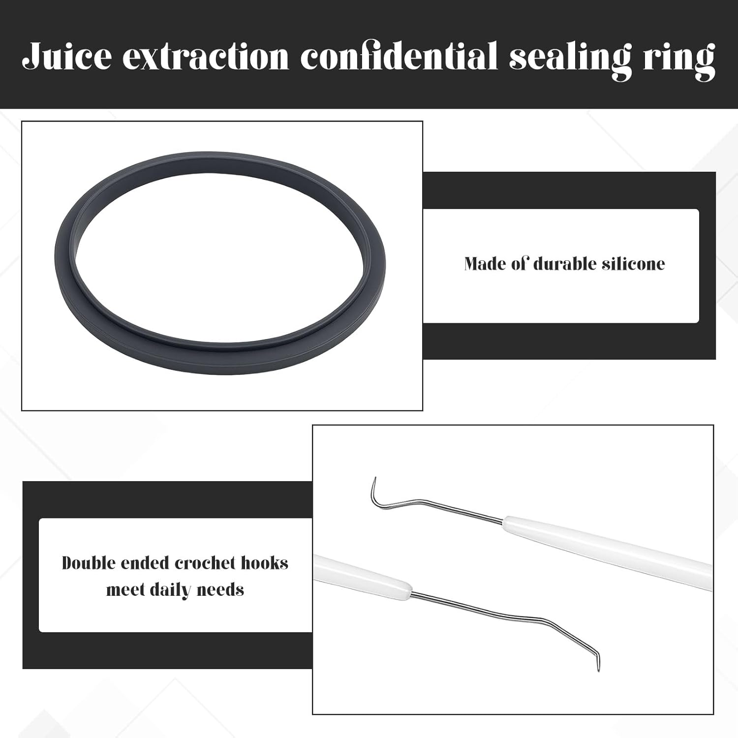 Gaskets for Nutribullet Blender, 4Pcs Replacement Part for Nutribullet, Gaskets Replacement Parts, Blender Seal Gasket Silicone 600W/900W Accessories, Juicer Seal Ring for Nutri Bullet Grey