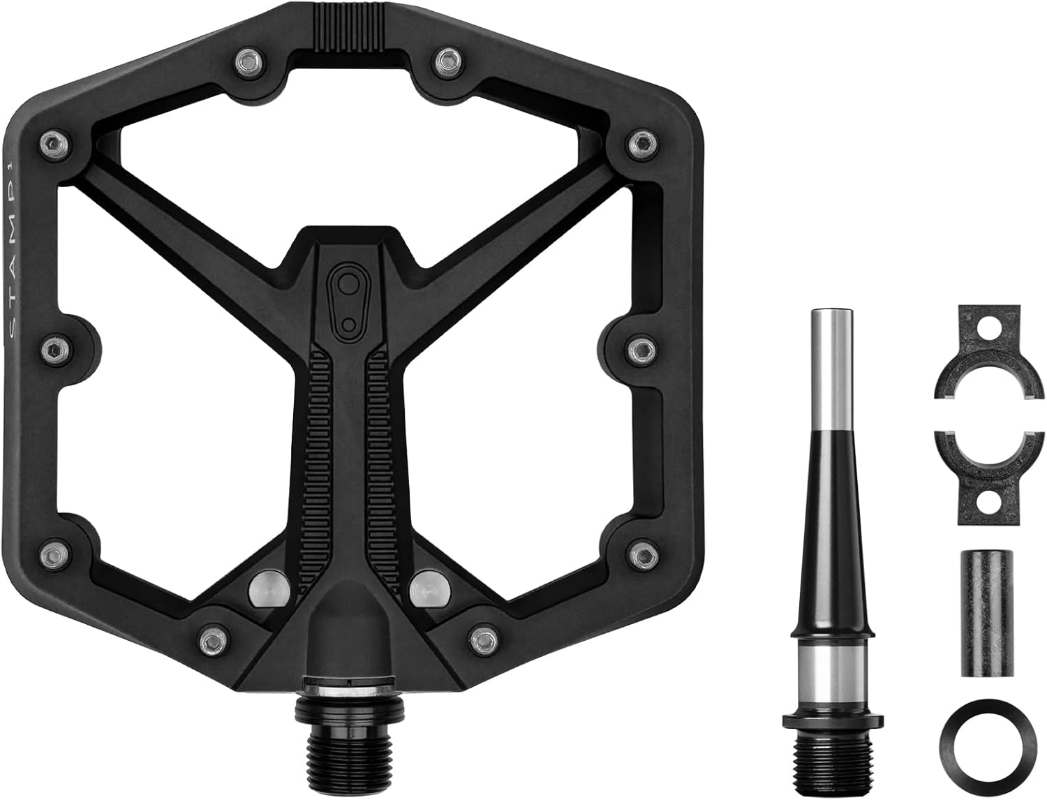 Crankbrothers Stamp Flat BMX/MTB Bike Pedal - Platform Bicycle Pedal, Minimal Profile, Adjustable Grip image number 2