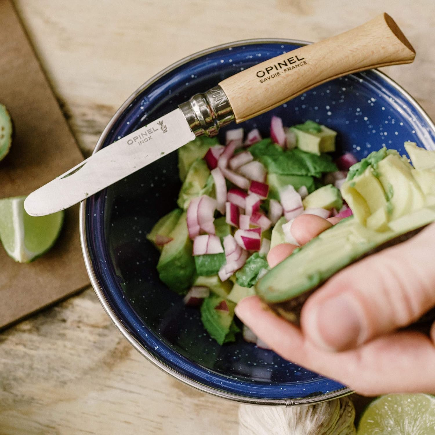 Opinel My First Opinel #07 round Ended Folding Knife, Natural, 8 Cm (Blister Pack) image number 1