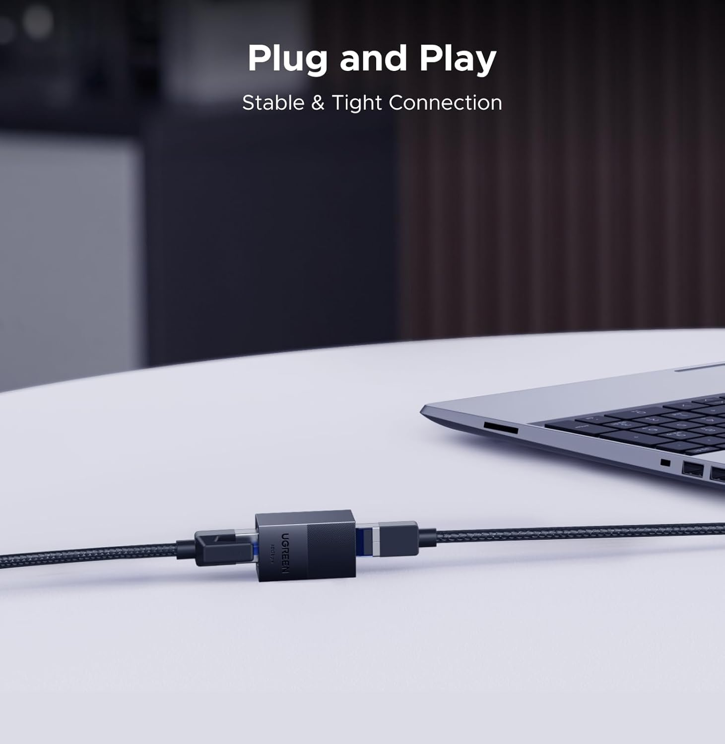 UGREEN Ethernet Coupler 2 Pack, 10Gbps POE High-Speed Shielded Ethernet Extender, LAN Extension Adapter Female to Female for Cat8/Cat7/Cat6/Cat6A/Cat5E/Cat5 Cable image number 4