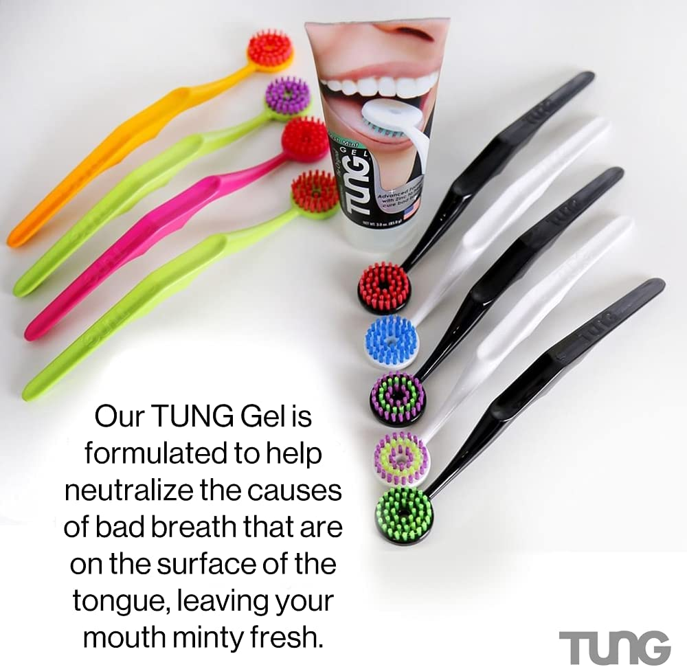 2 Tung Brush & 2 Gel Tongue Cleaner Partner Pack image number 6