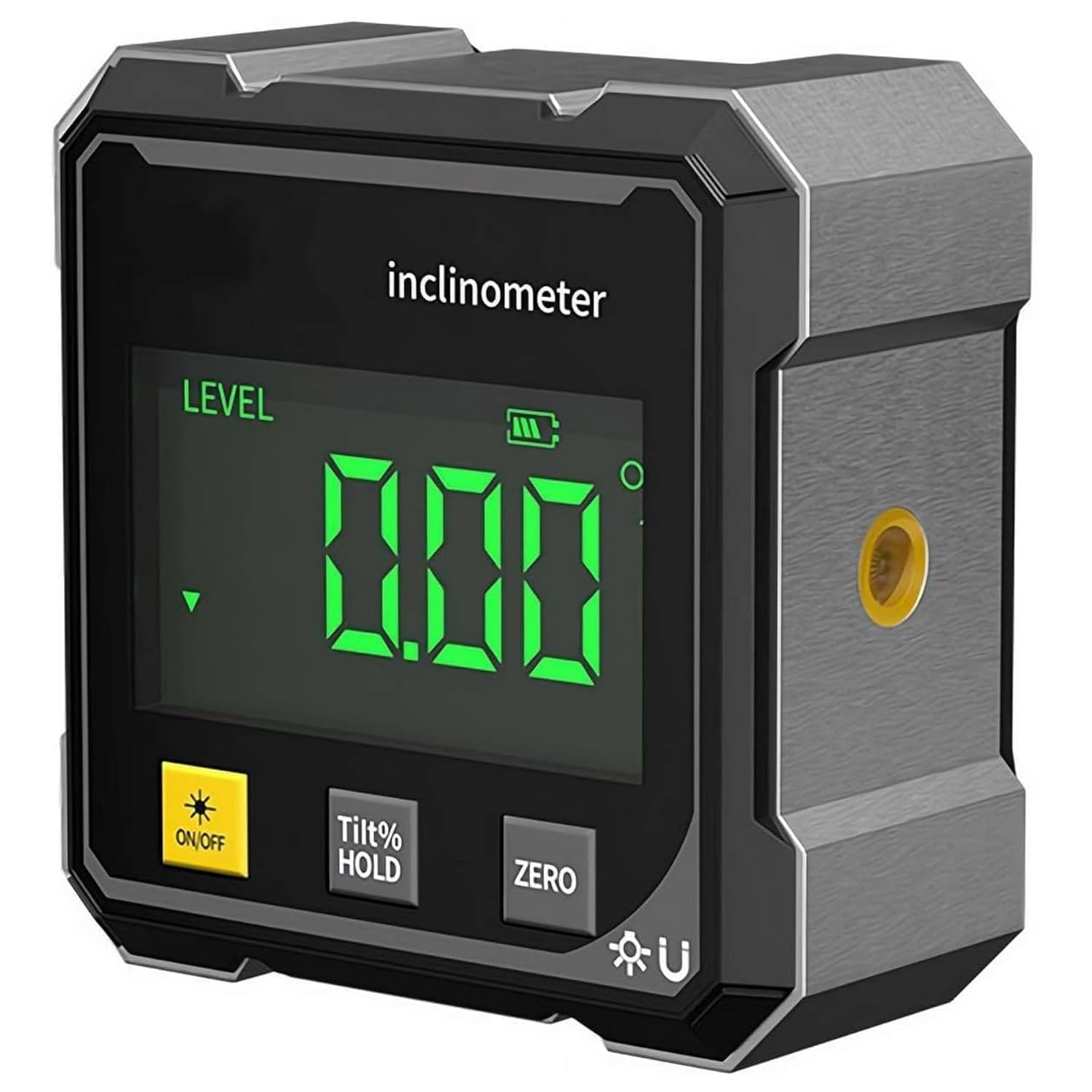 Digital Angle Finder with Electronic Laser, 4-Side Strong Magnetic Angle Gauge, Magnetic Electronic Level Angle Finder Tool Protractor Inclinometer Woodworking Tools for Table Saw,Construction image number 1