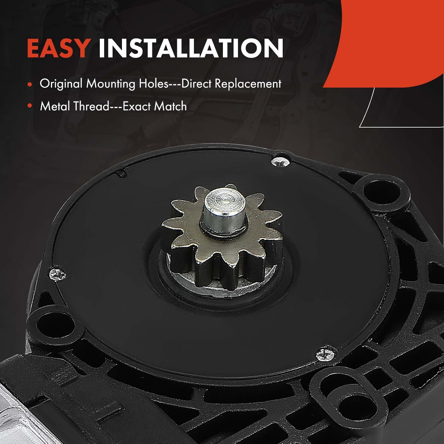 A-Premium Power Window Lift Motor Compatible with Ford Mustang 1994-2004 Coupe Convertible Front or Rear Right Passenger Side image number 1