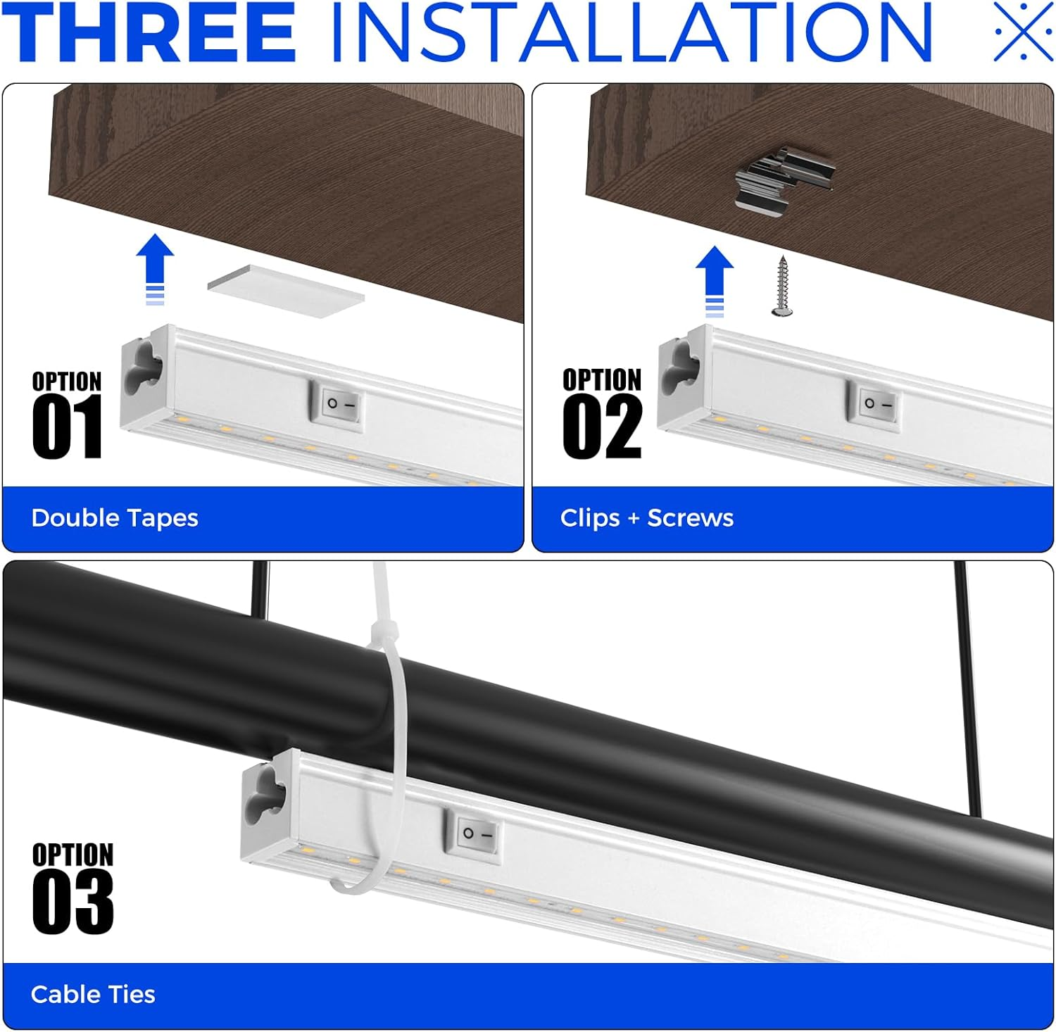 Barrina Grow Light for Indoor Plants, 5000K White Full Spectrum T5 Grow Light Strip, 1FT Plant Grow Light with On/Off Switch, Plug and Play, High PPFD for Indoor Plants, 6 Packs image number 6