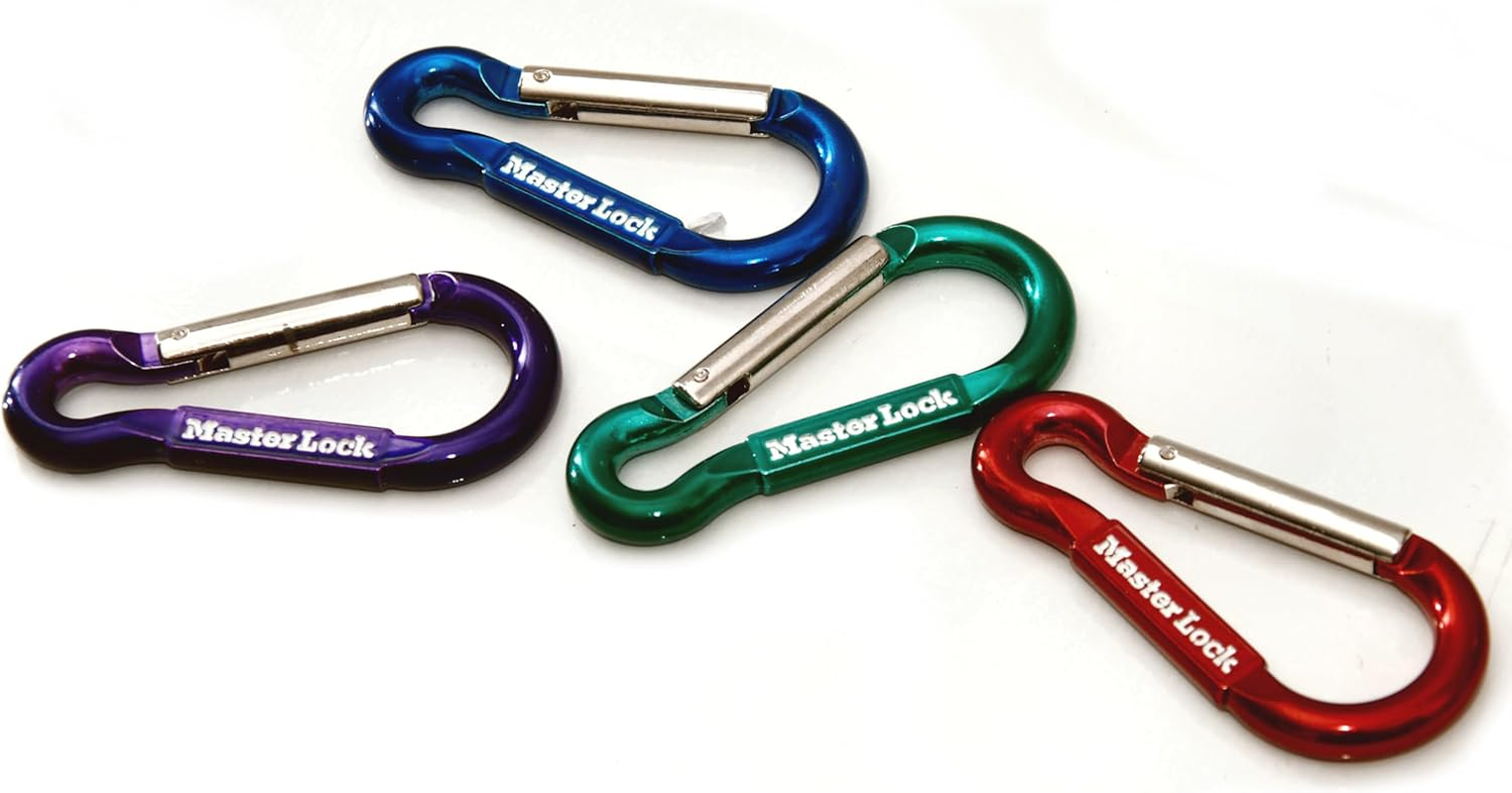 Master Lock Metal Non-Locking Carabiner Snap Hook, 76 Mm Size image number 2