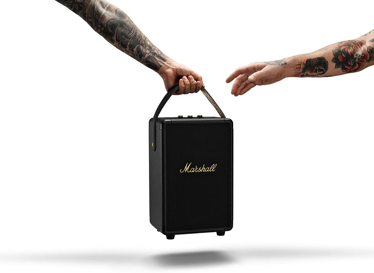 Marshall Tufton Bluetooth Speaker (Black & Brass) image number 6