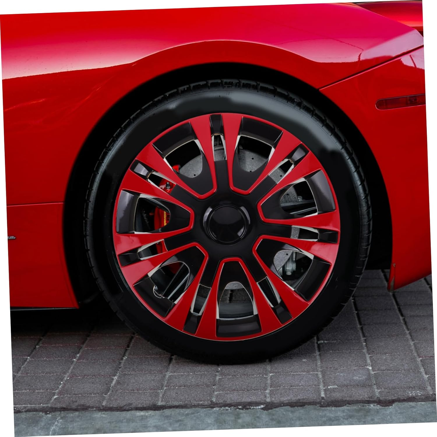 ASAKKURA Stylish Wheel Hub Caps Pp Material Car Wheel Rim Covers Versatile Fit Vehicle Accessories Easy Install image number 3