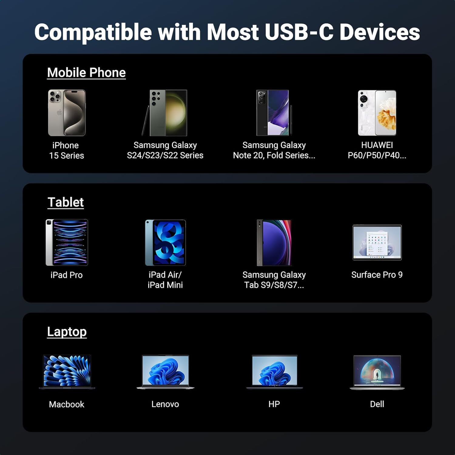 UGREEN USB C Headphones Wired image number 3