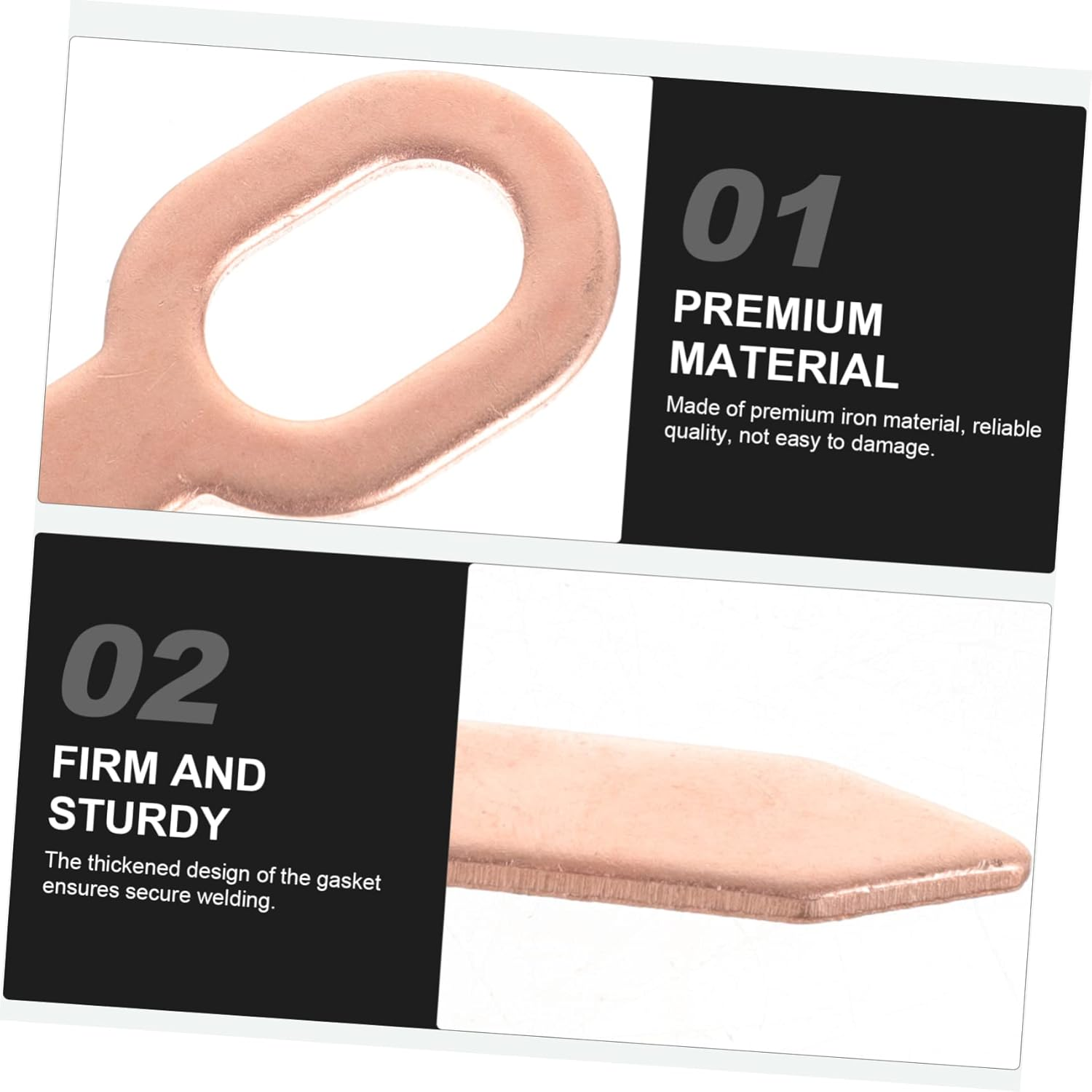 Didiseaon Dent Puller Rings for Spot Welding 100Pcs Automotive Dent Removal Repair Tool Accessories Compatible Panel Welder image number 4