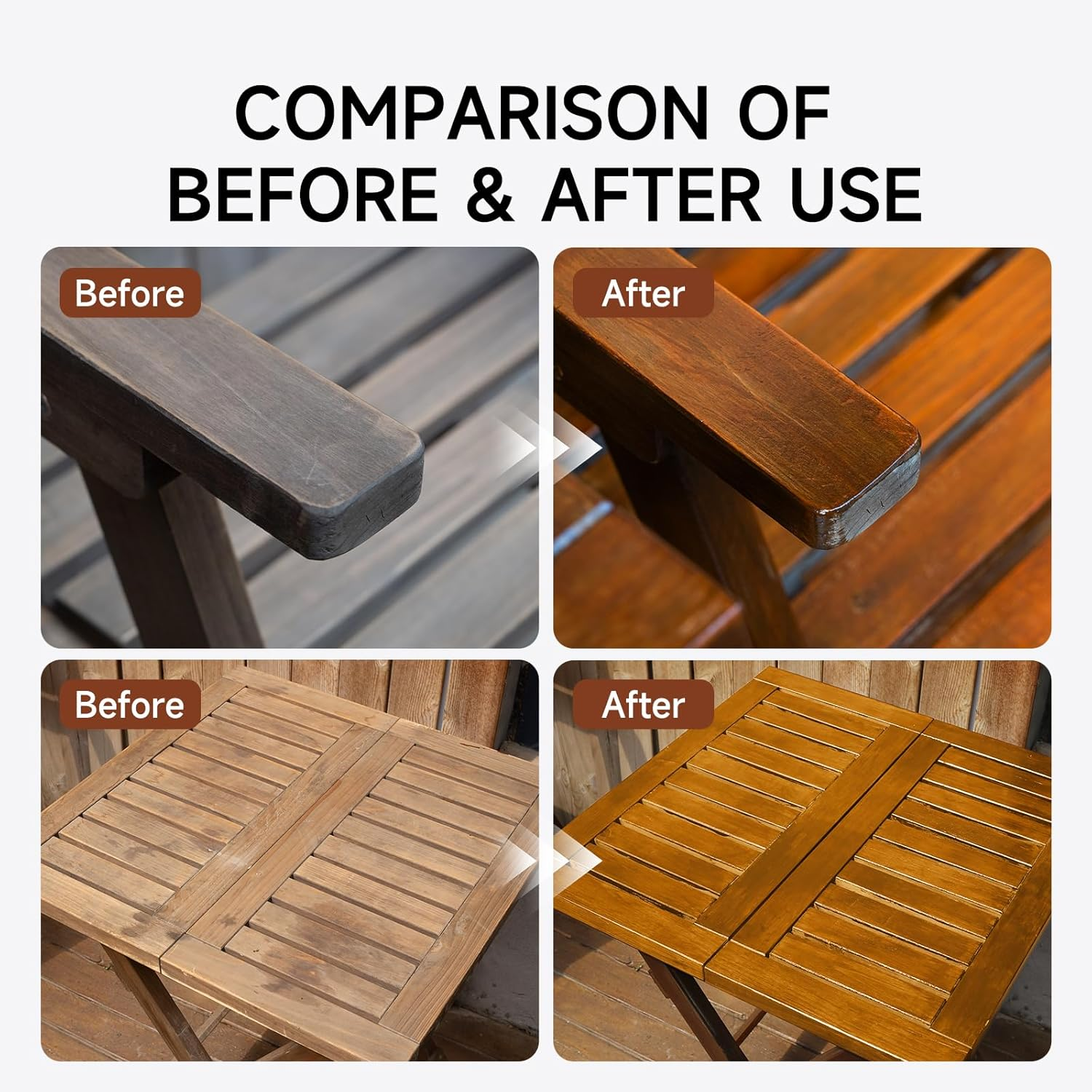 MOLLOR Wood Stain, 16 Oz Water Based Wood Stain and Sealer in One - No Priming, No Top Coat Required, Fast Drying|Low Odor|Non-Toxic, Perfect for Indoor and Outdoor Furniture (Black Walnut with Tools)