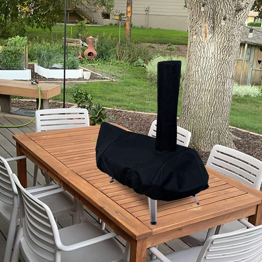 ZJYWSCH Pizza Oven Cover for Ooni Karu 12 12G Multi-Fuel Pizza Oven 600D Heavy Duty Portable Gas Wood Pizza Oven Cover Ooni Karu 12 12G Outdoor Waterproof image number 5