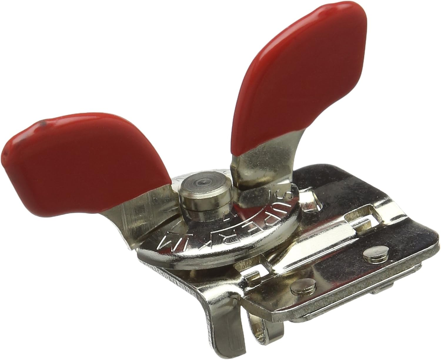 Nogent Super Kim Safety Can Opener, Made in France, Leaves No Sharp Edges, Red image number 4