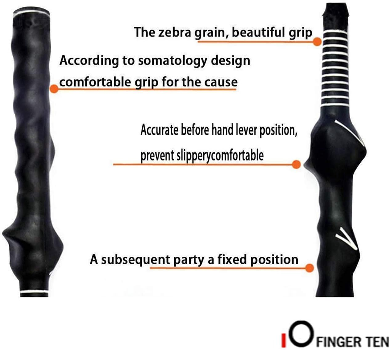 FINGER TEN Golf Swing Grip Trainers Practice Tool Aid Value 2 Pack, Quality Standard Training for Right Left Hand Golfer Set image number 3