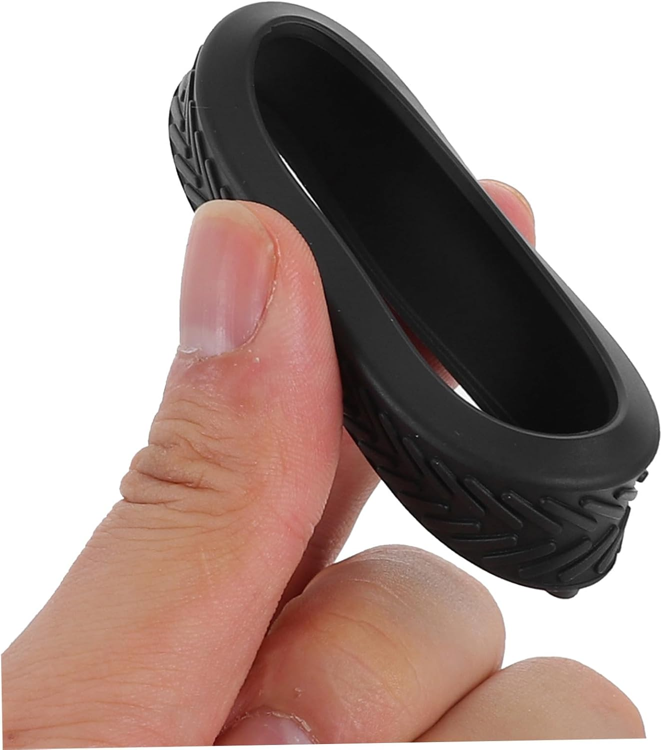 KONTONTY 8Pcs Rubber Suitcase Wheel Protectors Luggage Wheel Covers for Travel Suitcase Protectors image number 2