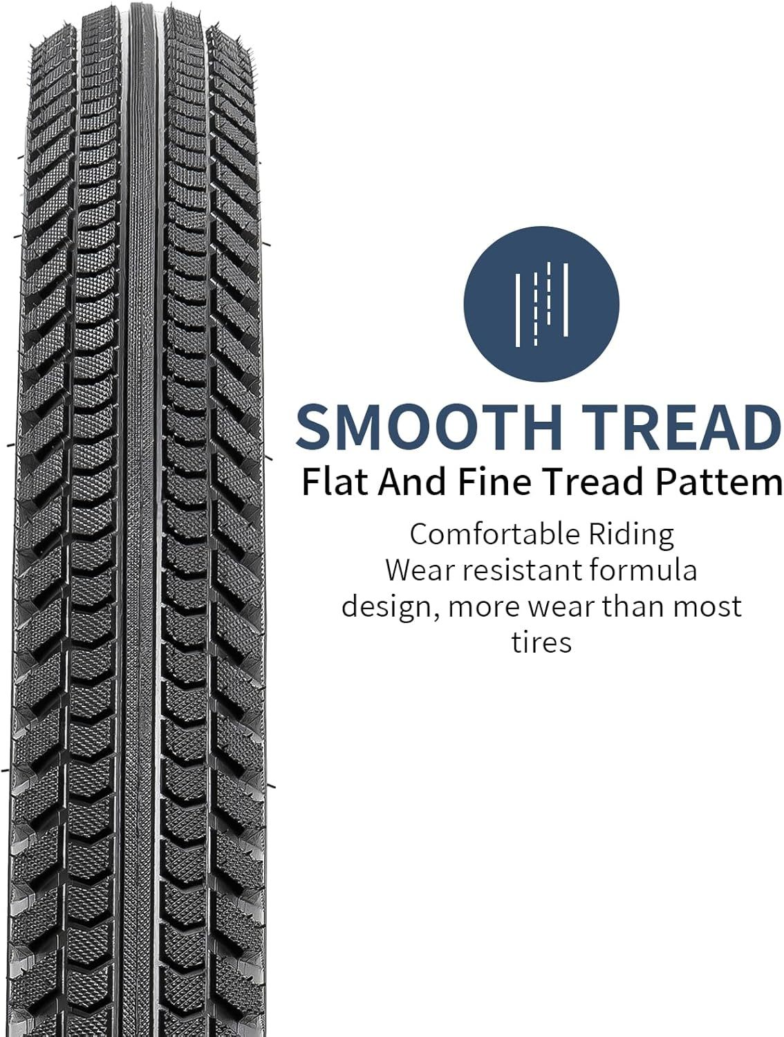 Yunscm 2 Pcs,26X2.125 Bike Tires,26X2.125 Bike Tyres,26X2.125 Bicycle Tires,26X2.125 Bike Tyre + Bike Inner Tube Schrader Valve 32Mm + Tire Lever,Mountain Bike Tire 26X2.125,Mtb Tire 26X2.125,Y-151 image number 3