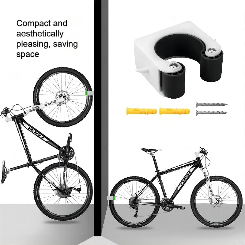 Wall Mounted Bicycle Parking Rack, Tire Parking Clip, Portable Simple Parking Rack image number 3