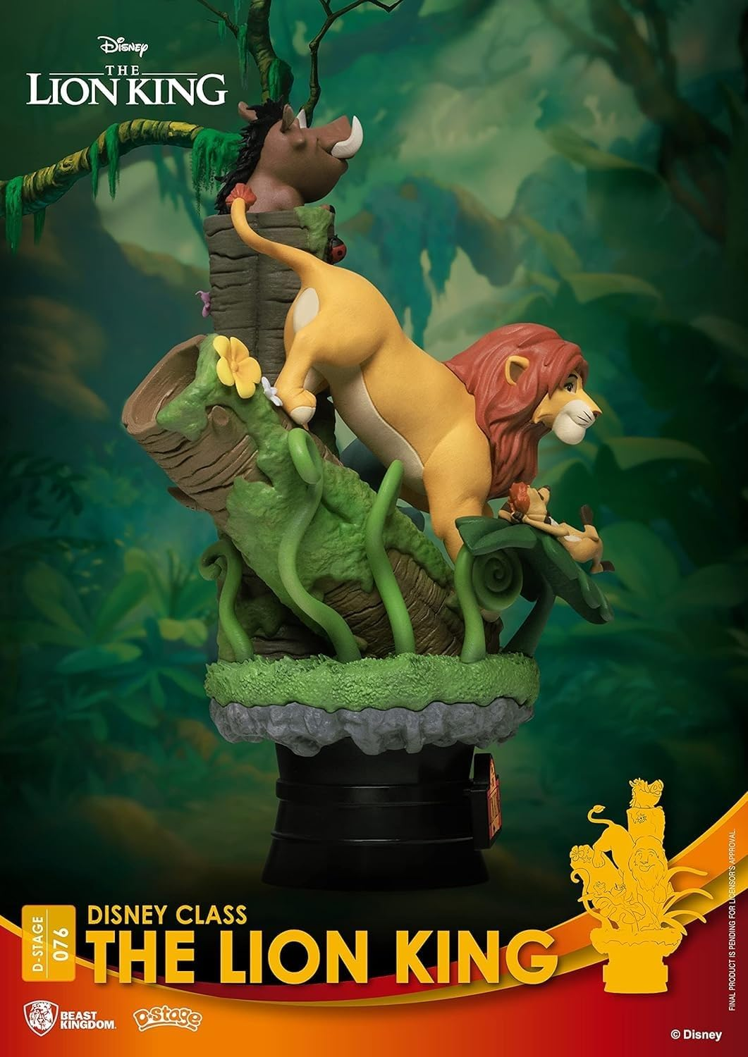 Beast Kingdom D Stage Disney Classic Lion King Figure Statue image number 2