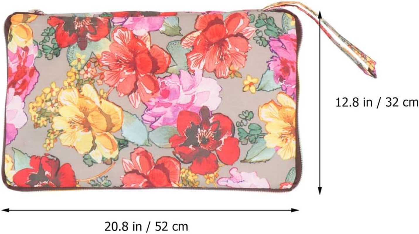 WOFASHPURET Bag for Women Lightweight Oxford Cloth Tote Carry Luggage Travel Bag Trolley Pouch image number 5