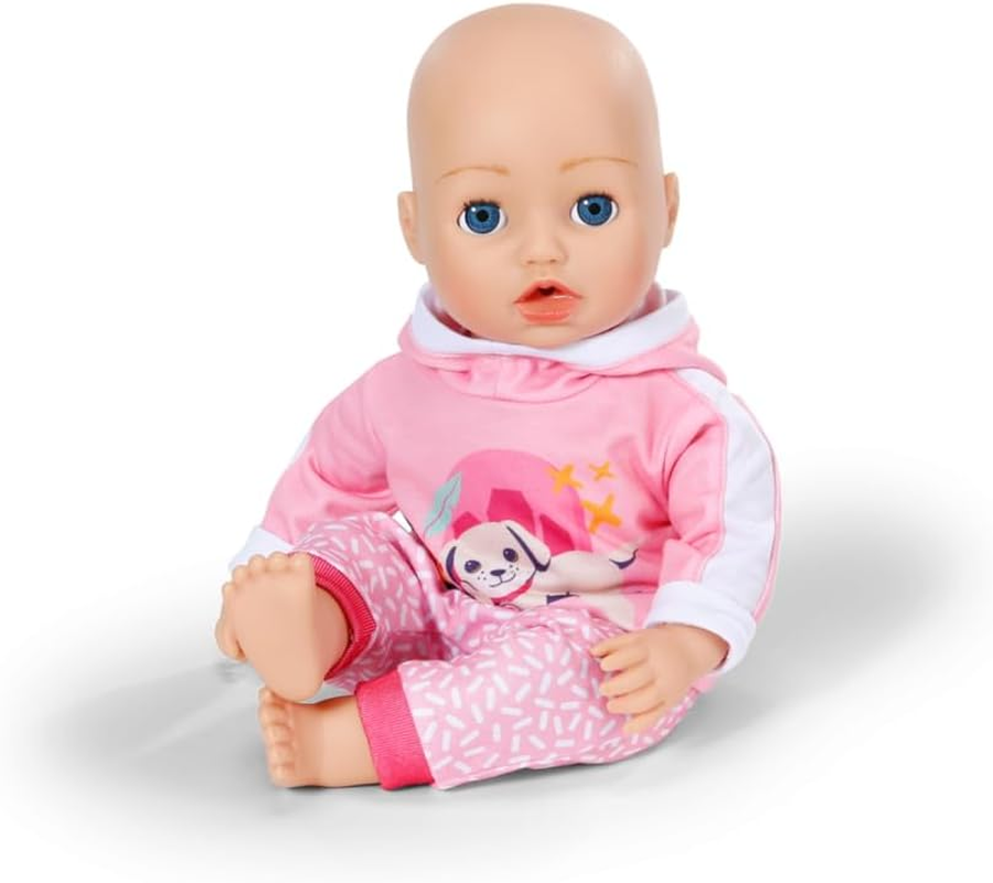 BABY Born Pink Jogging Suit, Pink Patterned Trousers and Hoodie for 43Cm Dolls, 837313 Zapf Creation image number 3