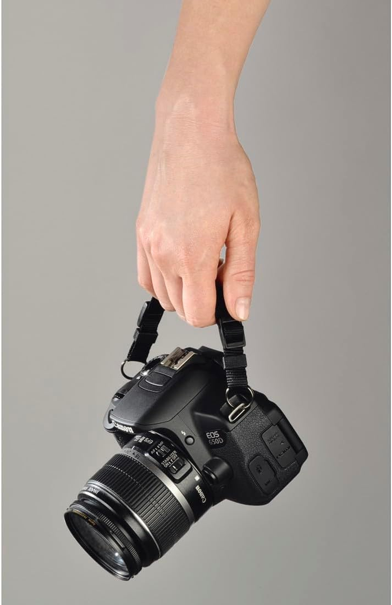 Hama 2In1 130" Neoprene Straight Camera Strap Black image number 2