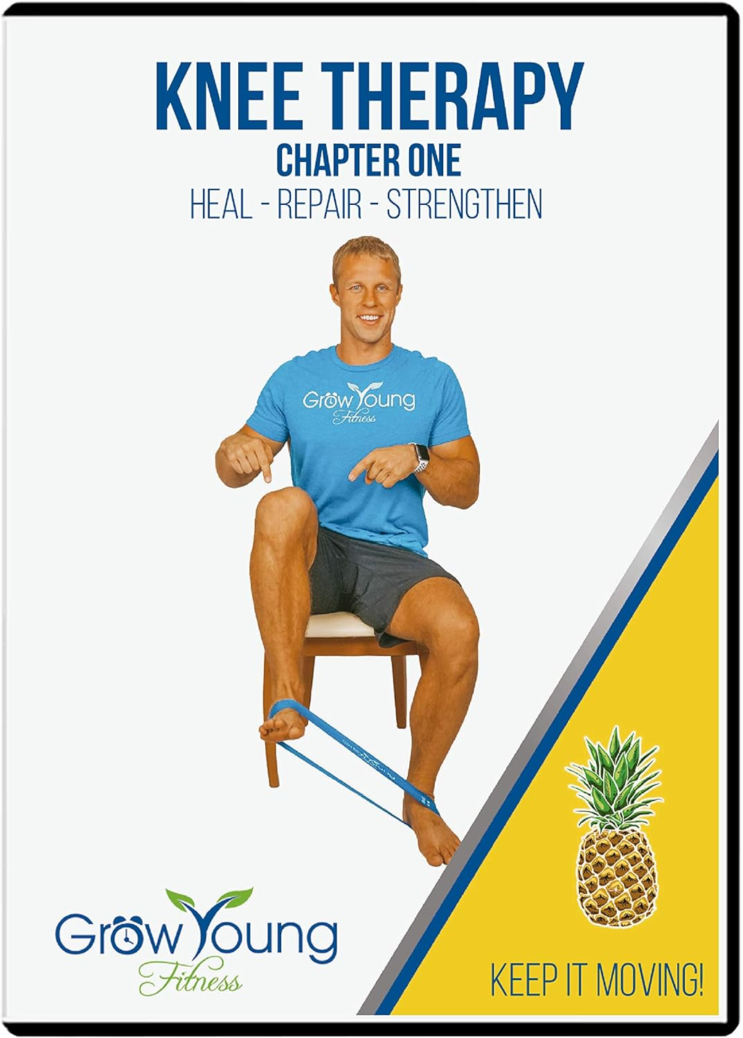 Grow Young Fitness Chapter One Knee Therapy for Seniors - Stretch and Strengthen Your Knees at Home - Simple, Safe, Effective Workout DVD for Elderly image number 4
