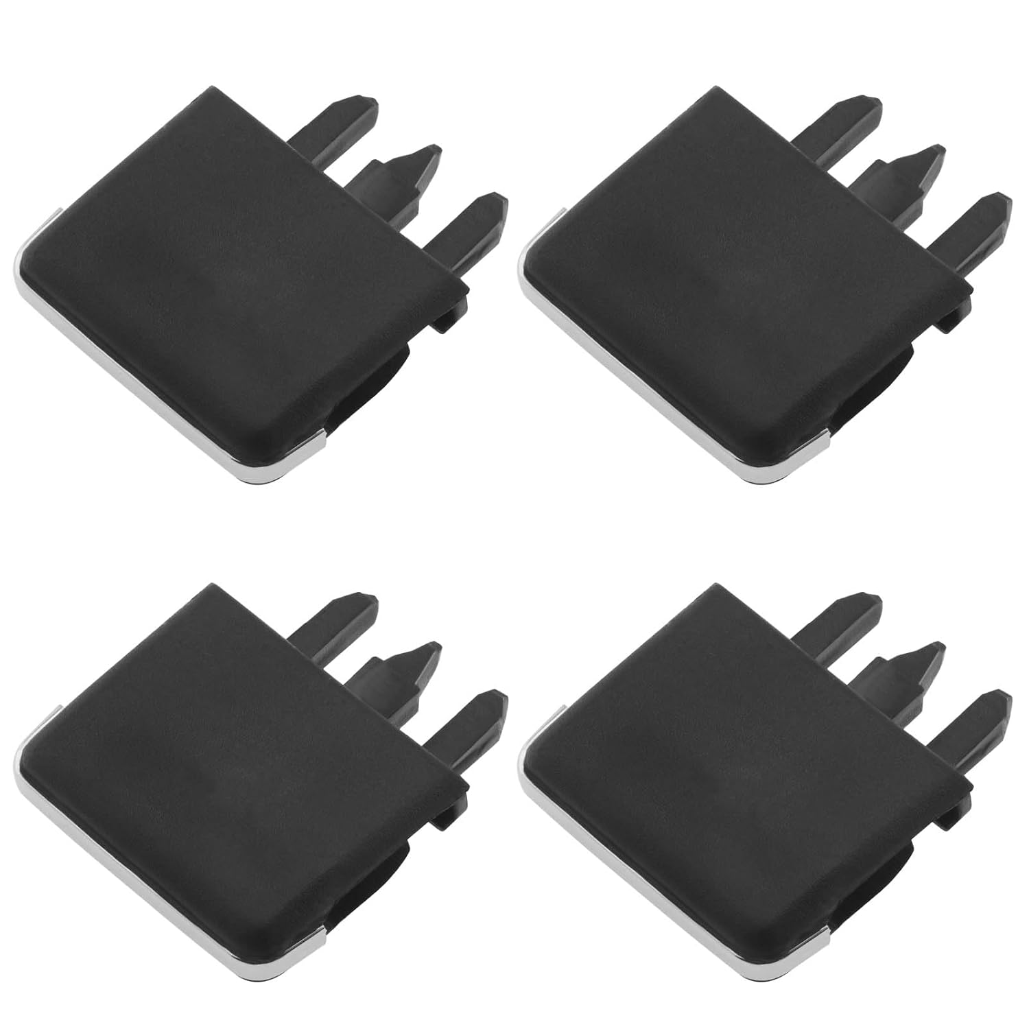 VGOL 4X Car Air Vent Outlet Tab Clip Air Conditioning Vent Toggle Piece Compatible with Toyota Compatible with Corolla 2007-2013 Air Vent Tab Clip Black image number 1
