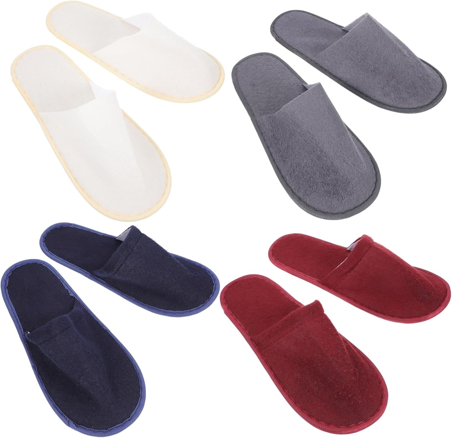 Ipetboom Slippers Sliders Non Hotel White Cotton